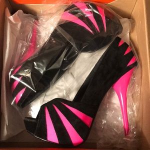 Platform Open toe heels